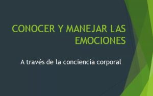 Conocer y manejar las emociones